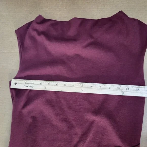 Boden Womens' SZ 6R Natalie Ponte Dress Cowl Neck Cap Sleeve Fitted Lined - Picture 8 of 16